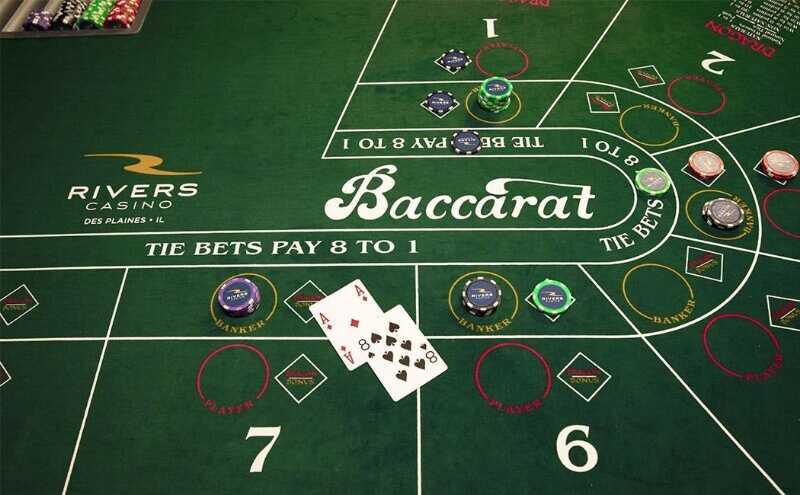 Cách chơi 1 ván bài Baccarat rikvip tại nhà cái cơ bản